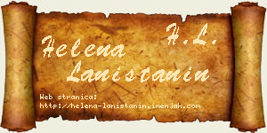 Helena Laništanin vizit kartica